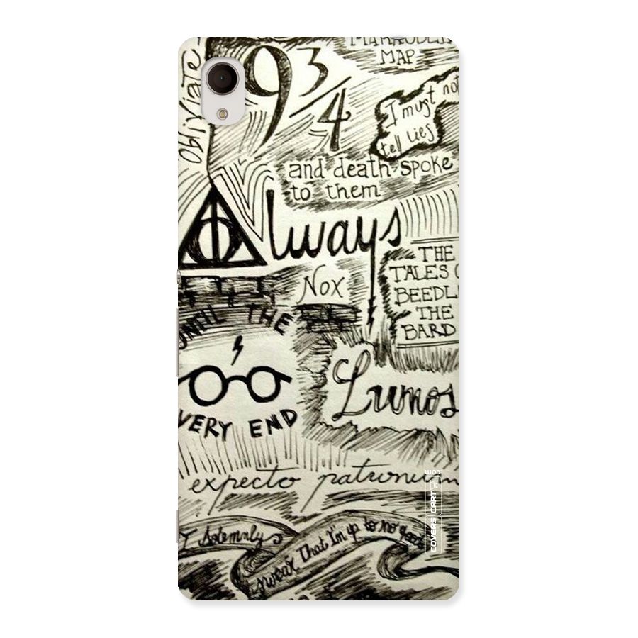 Doodle Art Back Case for Sony Xperia M4