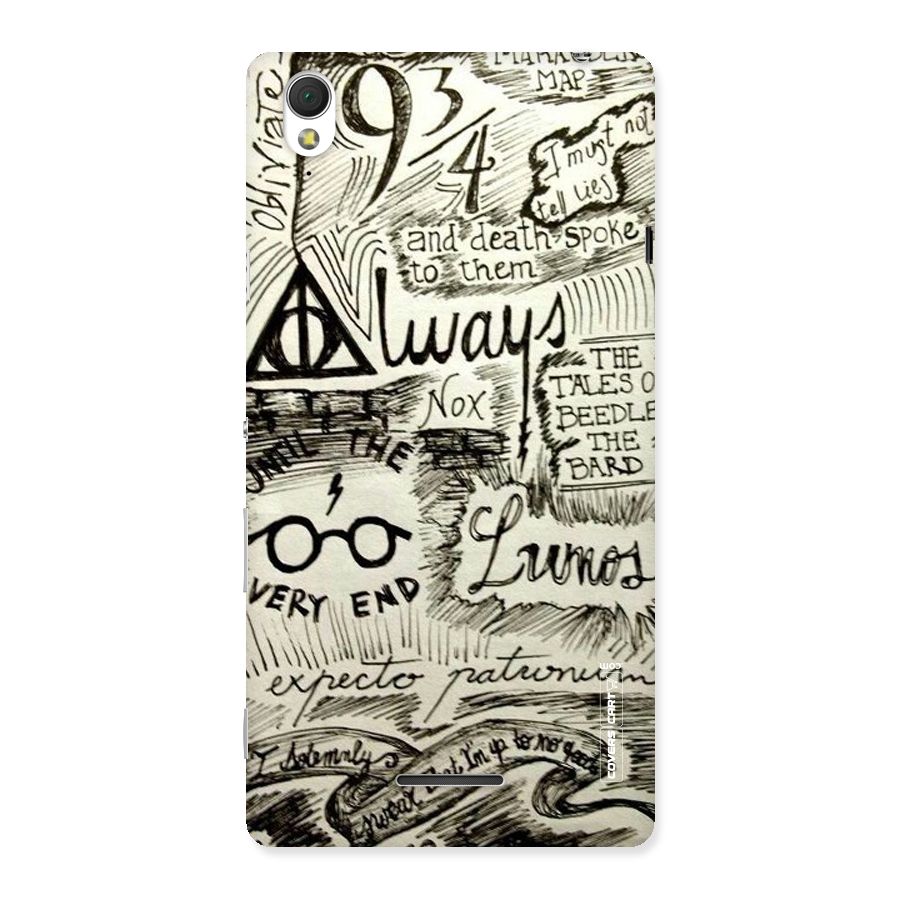 Doodle Art Back Case for Sony Xperia T3