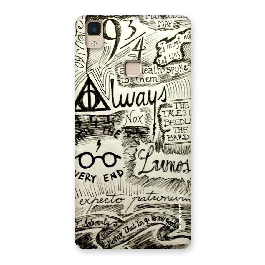 Doodle Art Back Case for V3 Max