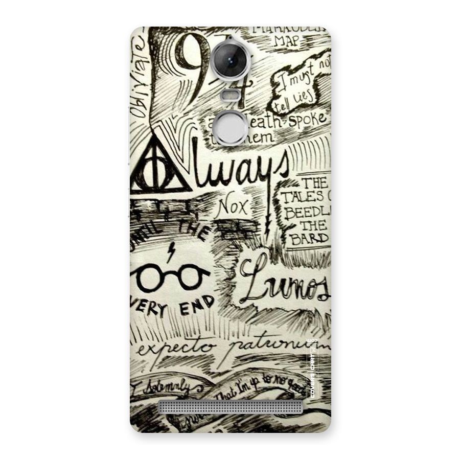 Doodle Art Back Case for Vibe K5 Note