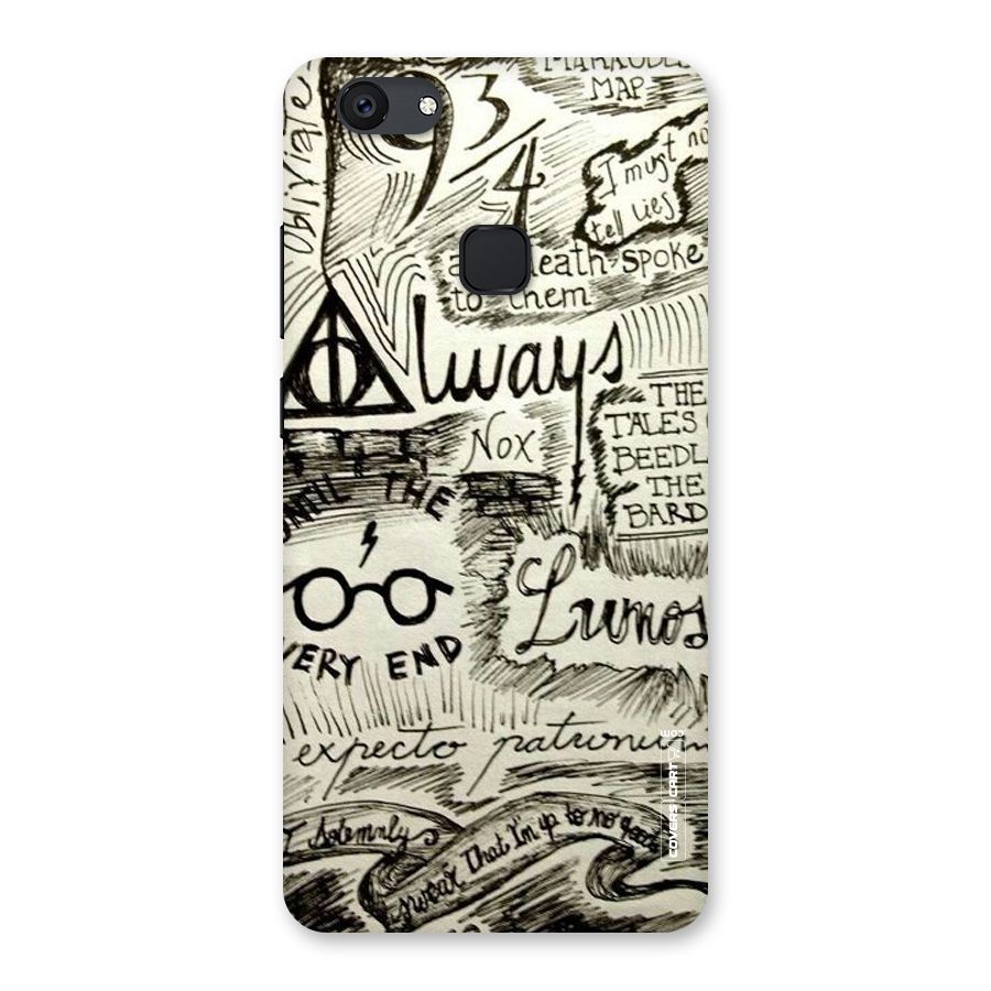 Doodle Art Back Case for Vivo V7 Plus