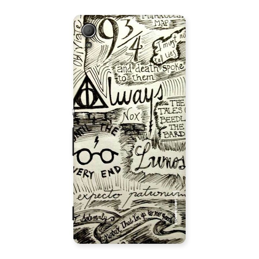Doodle Art Back Case for Xperia Z3 Plus
