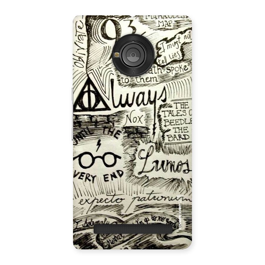 Doodle Art Back Case for Yu Yunique
