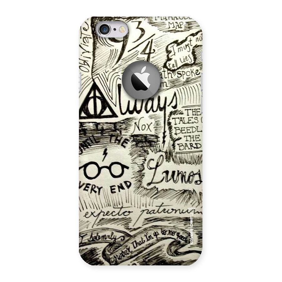 Doodle Art Back Case for iPhone 6 Logo Cut