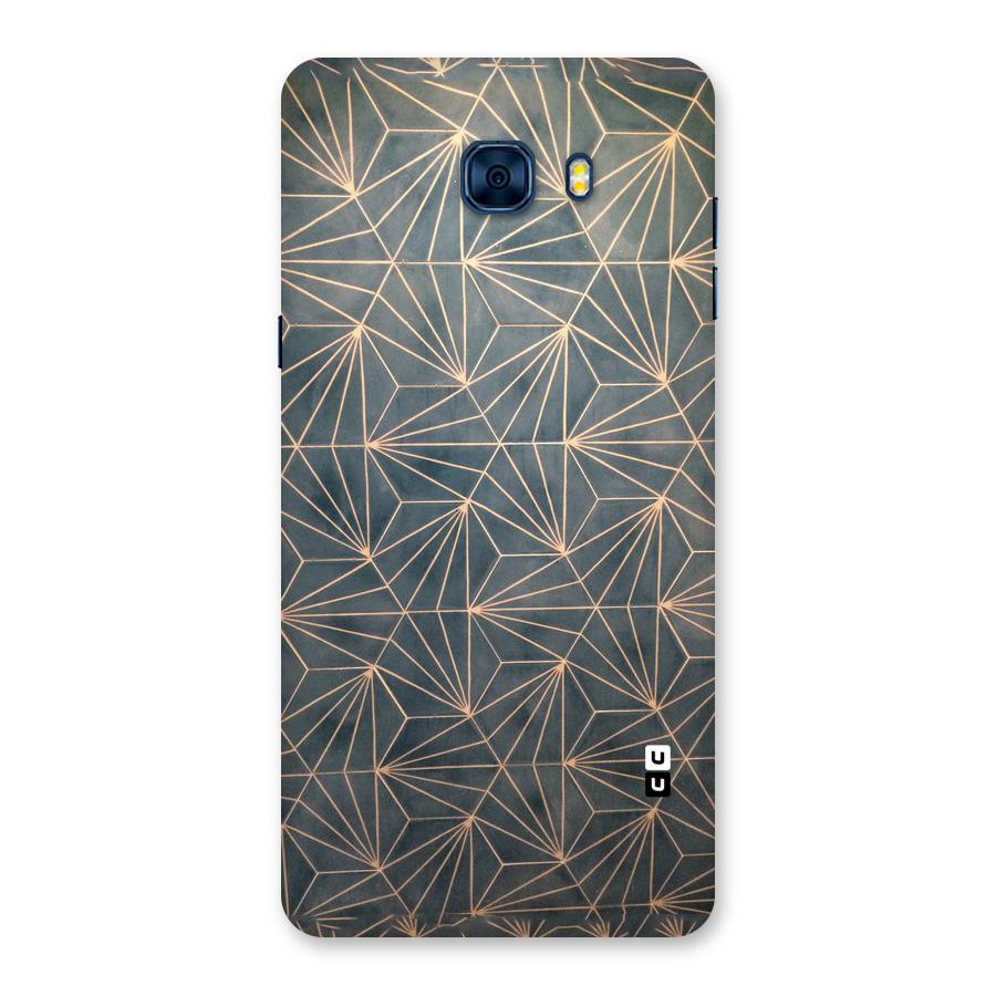 Dotted Lines Pattern Back Case for Galaxy C7 Pro