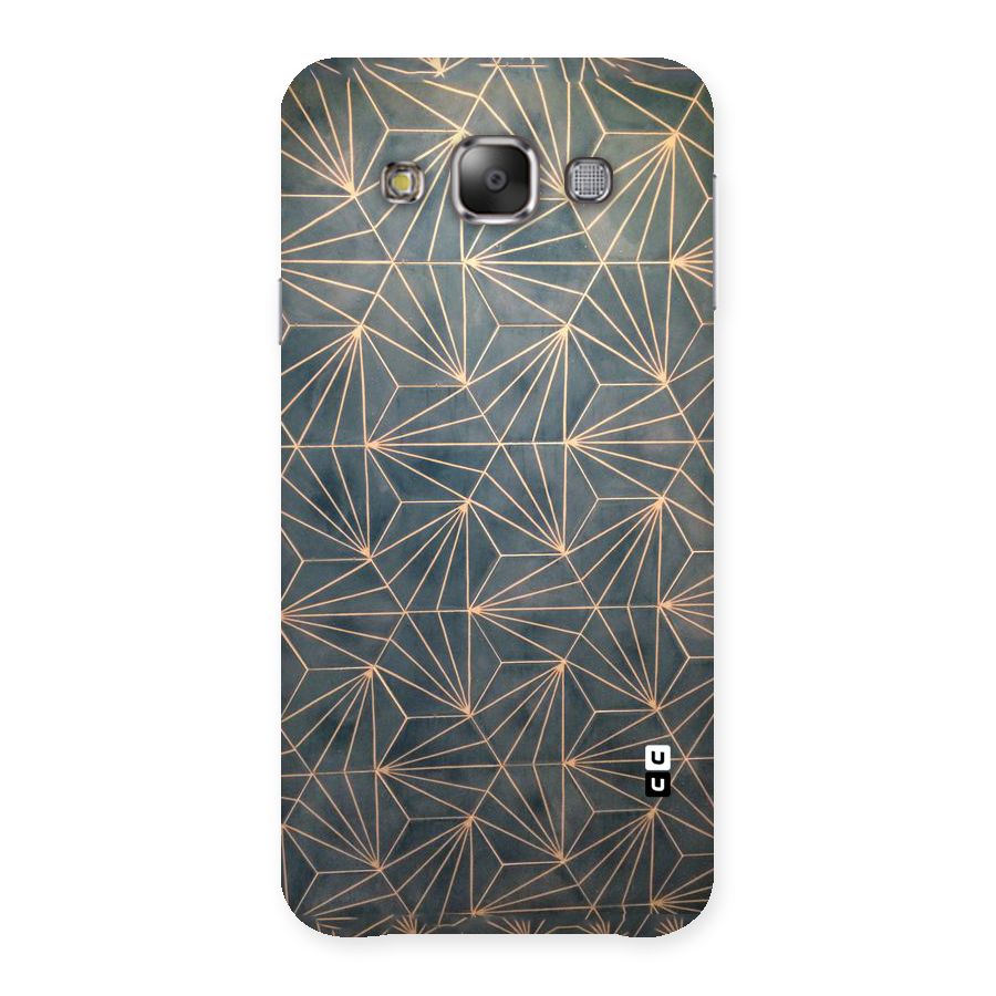 Dotted Lines Pattern Back Case for Galaxy E7