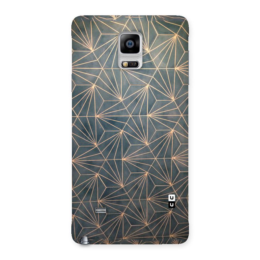 Dotted Lines Pattern Back Case for Galaxy Note 4