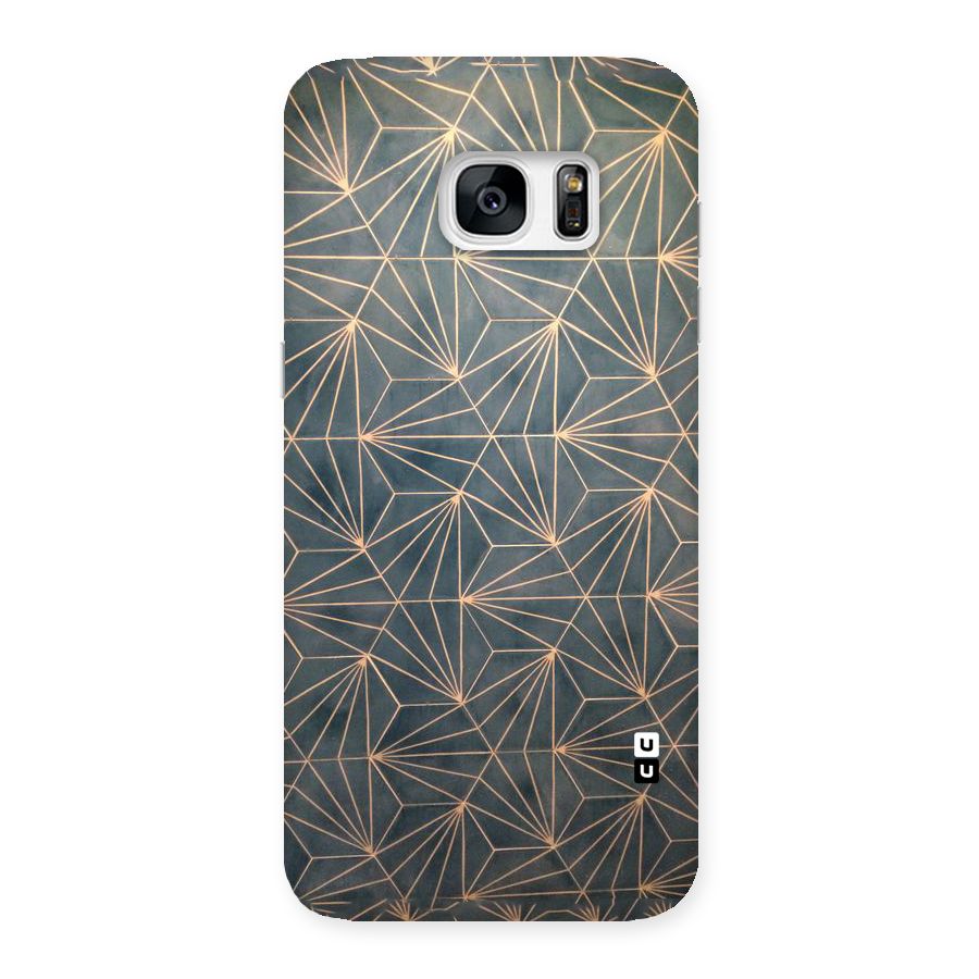 Dotted Lines Pattern Back Case for Galaxy S7 Edge