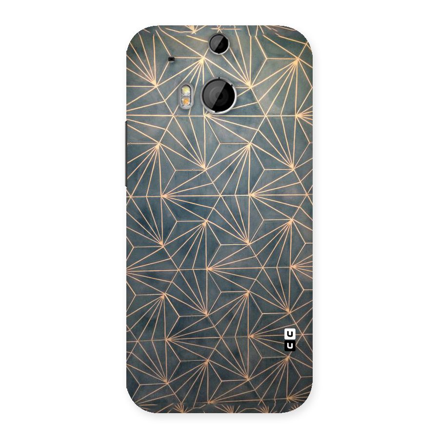 Dotted Lines Pattern Back Case for HTC One M8