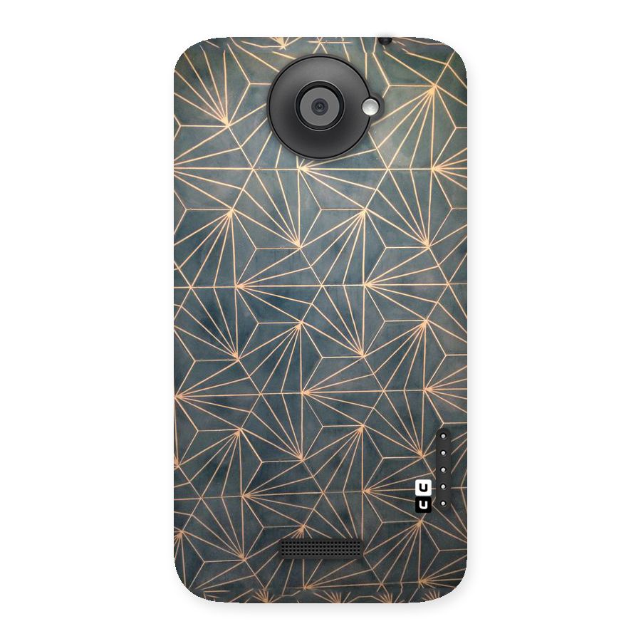 Dotted Lines Pattern Back Case for HTC One X