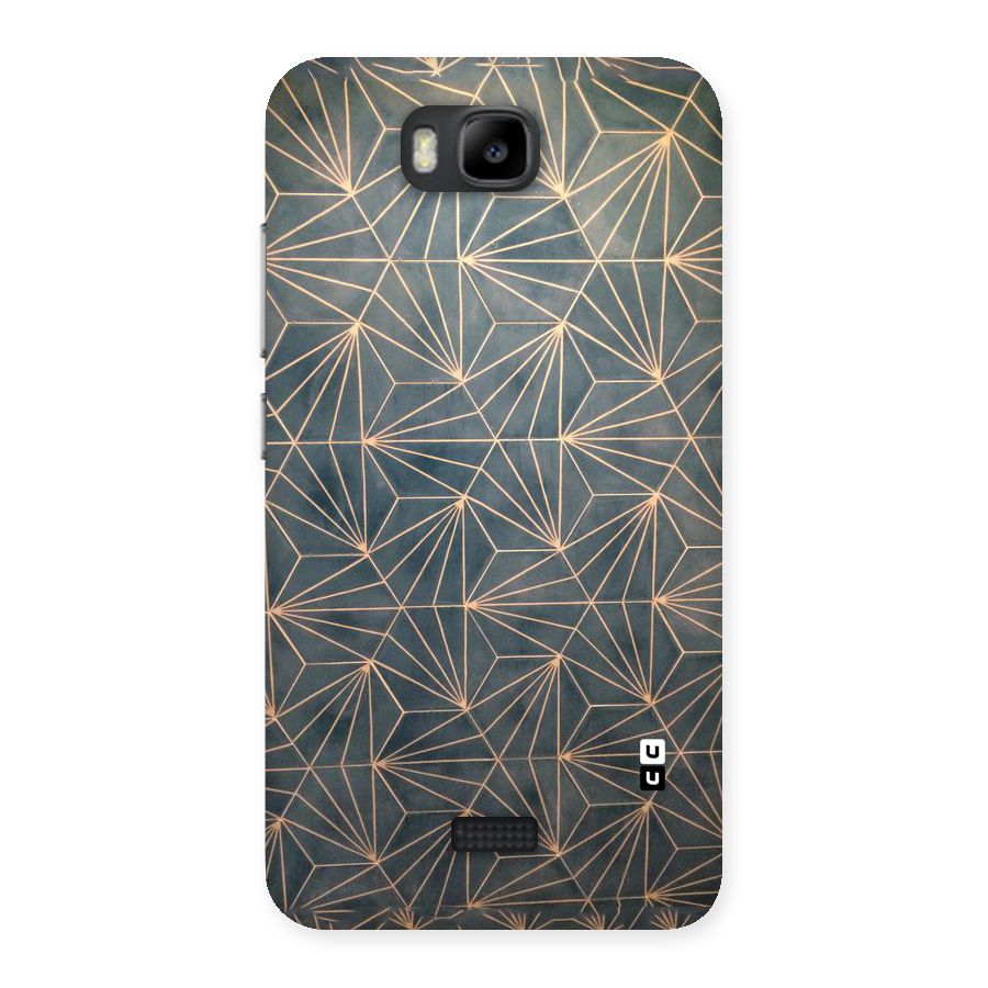 Dotted Lines Pattern Back Case for Honor Bee