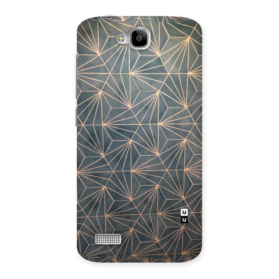 Dotted Lines Pattern Back Case for Honor Holly