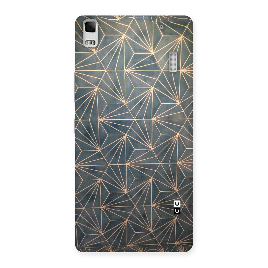 Dotted Lines Pattern Back Case for Lenovo K3 Note