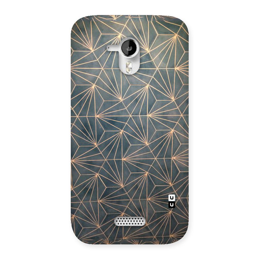 Dotted Lines Pattern Back Case for Micromax Canvas HD A116