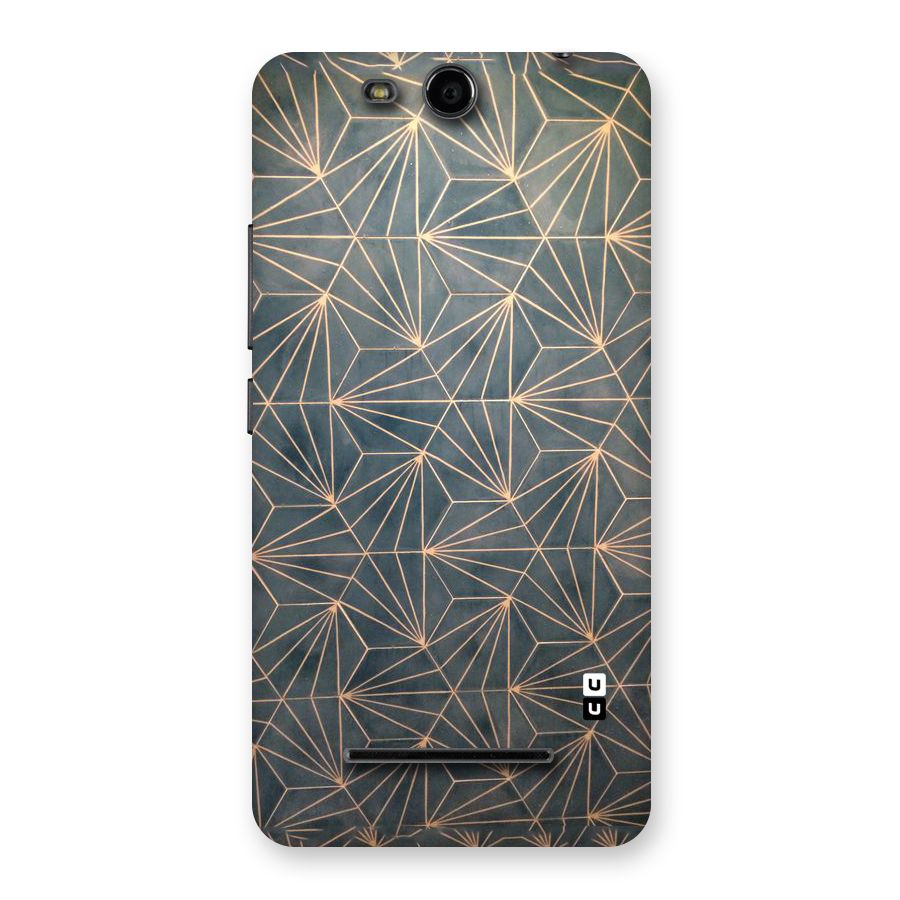Dotted Lines Pattern Back Case for Micromax Canvas Juice 3 Q392