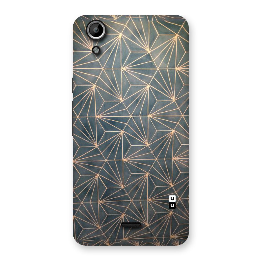 Dotted Lines Pattern Back Case for Micromax Canvas Selfie Lens Q345