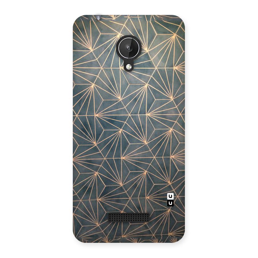 Dotted Lines Pattern Back Case for Micromax Canvas Spark Q380