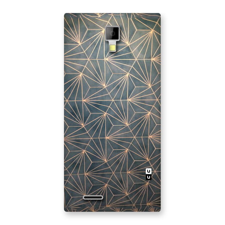 Dotted Lines Pattern Back Case for Micromax Canvas Xpress A99