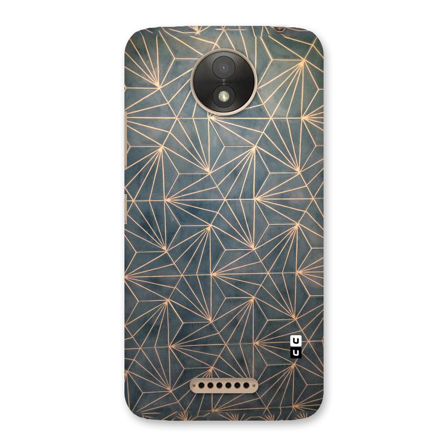 Dotted Lines Pattern Back Case for Moto C Plus