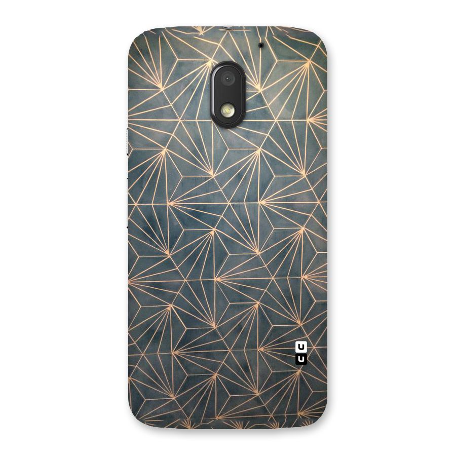 Dotted Lines Pattern Back Case for Moto E3 Power