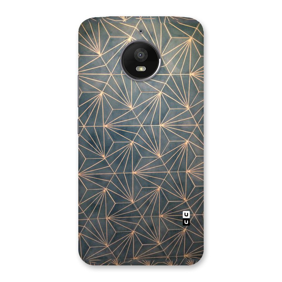 Dotted Lines Pattern Back Case for Moto E4 Plus