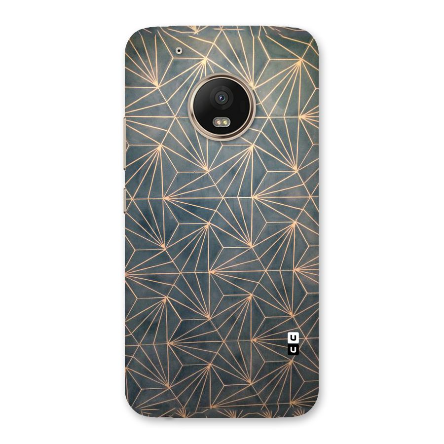 Dotted Lines Pattern Back Case for Moto G5 Plus