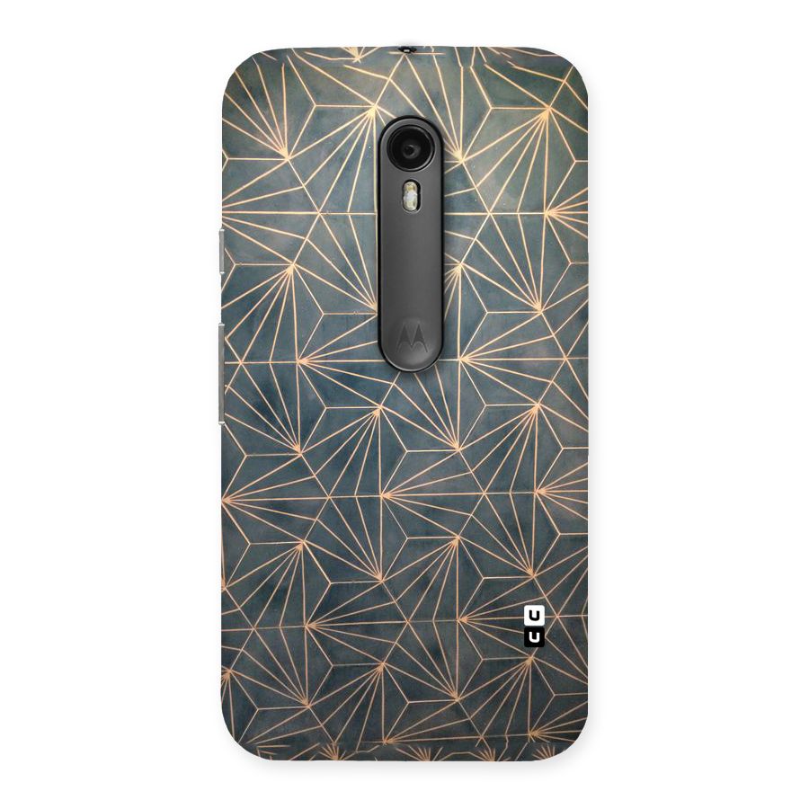 Dotted Lines Pattern Back Case for Moto G Turbo