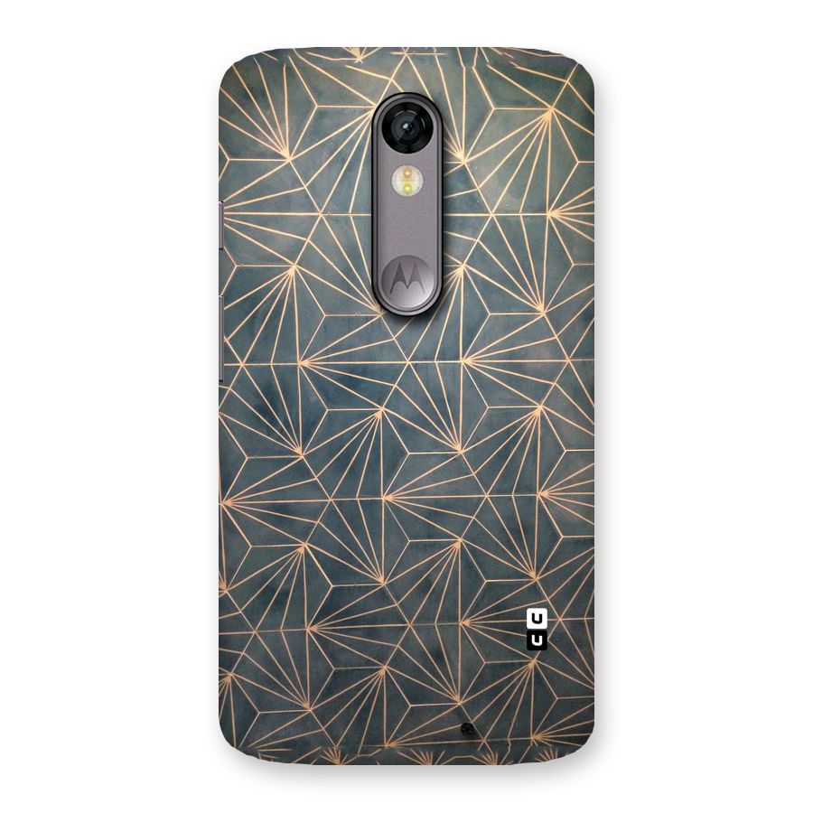 Dotted Lines Pattern Back Case for Moto X Force