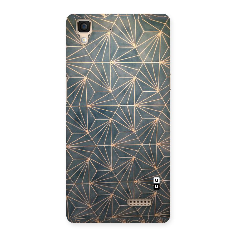 Dotted Lines Pattern Back Case for Oppo R7