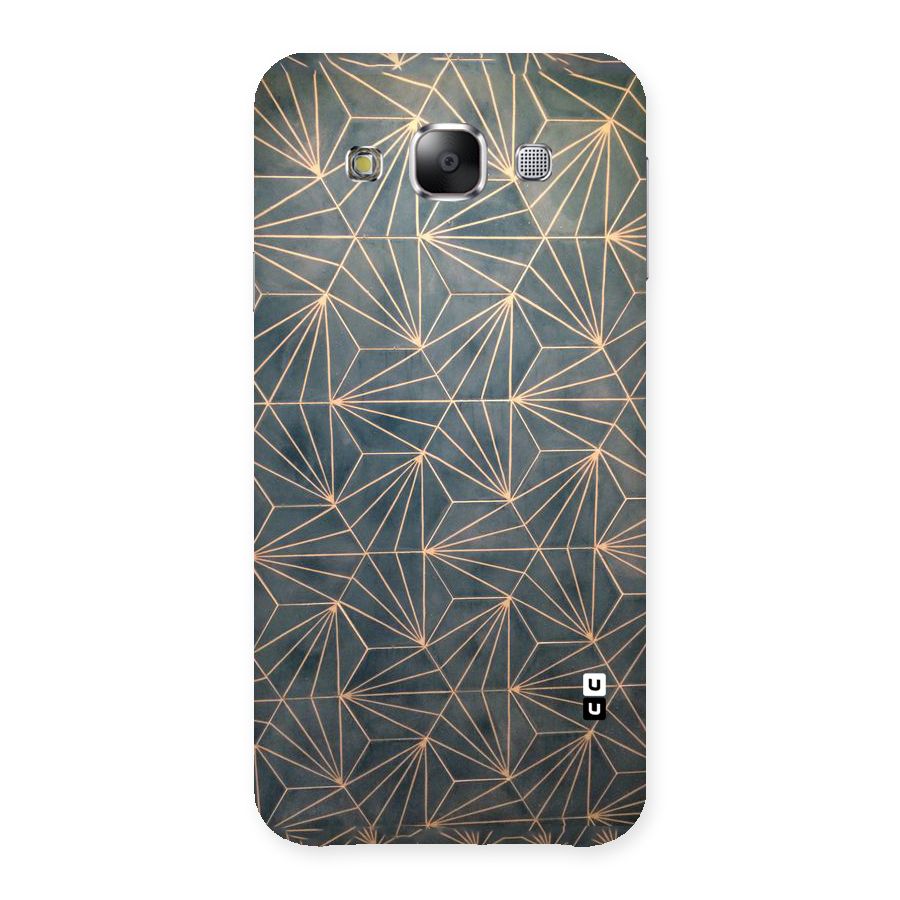 Dotted Lines Pattern Back Case for Samsung Galaxy E5