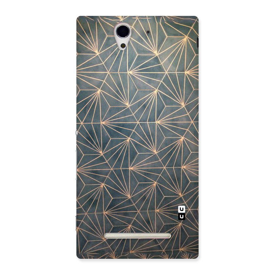Dotted Lines Pattern Back Case for Sony Xperia C3