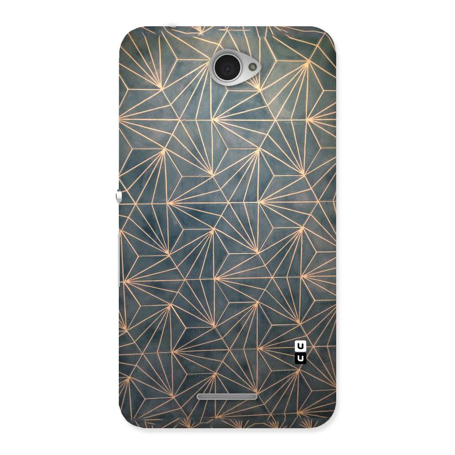 Dotted Lines Pattern Back Case for Sony Xperia E4