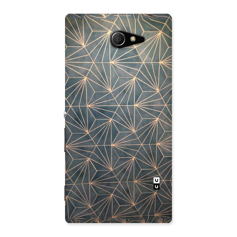 Dotted Lines Pattern Back Case for Sony Xperia M2