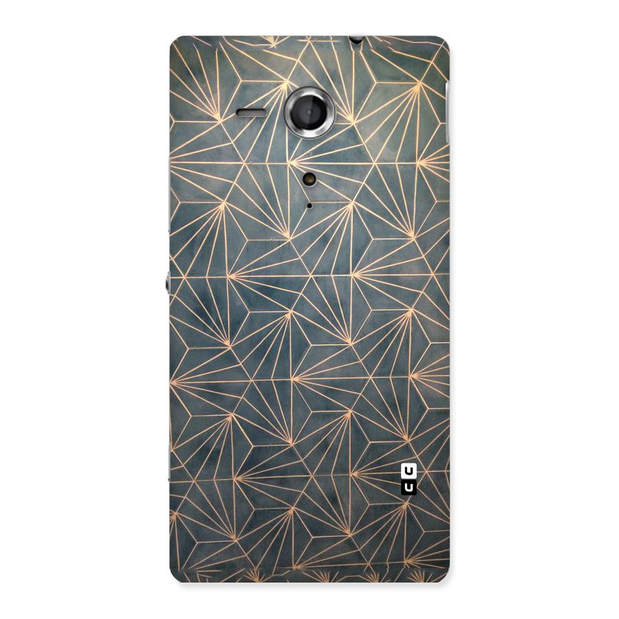 Dotted Lines Pattern Back Case for Sony Xperia SP