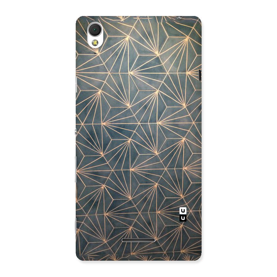 Dotted Lines Pattern Back Case for Sony Xperia T3