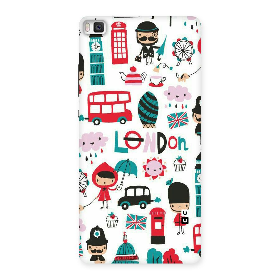 Double Decker Back Case for Huawei P8