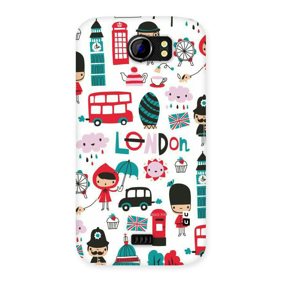 Double Decker Back Case for Micromax Canvas 2 A110