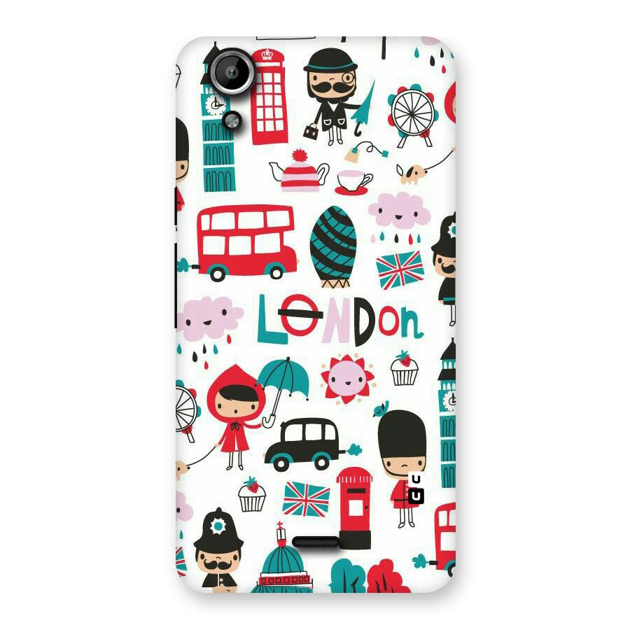 Double Decker Back Case for Micromax Canvas Selfie Lens Q345