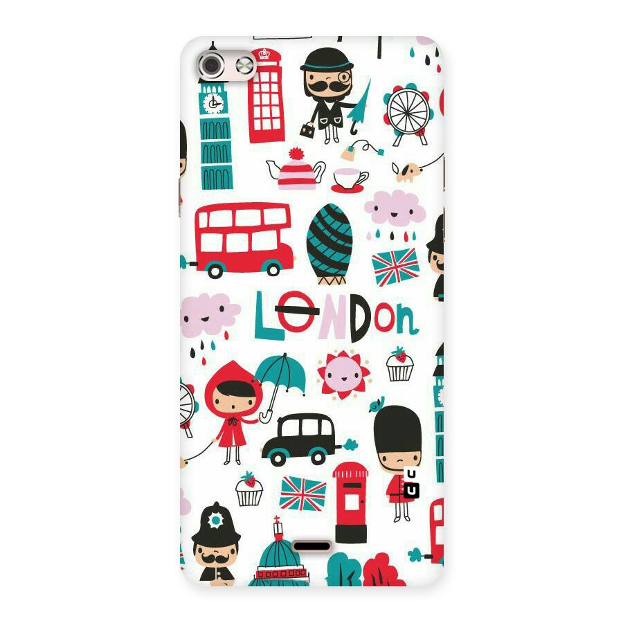 Double Decker Back Case for Micromax Canvas Silver 5