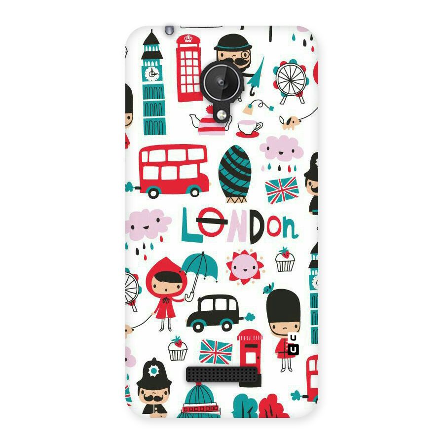 Double Decker Back Case for Micromax Canvas Spark Q380