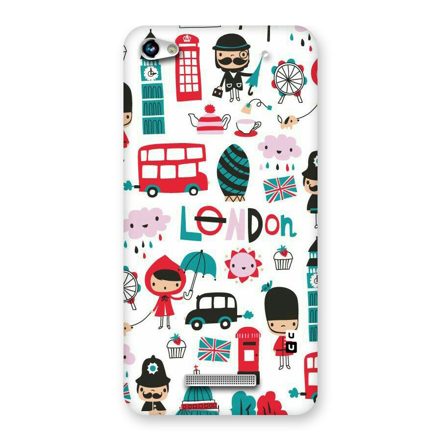 Double Decker Back Case for Micromax Hue 2