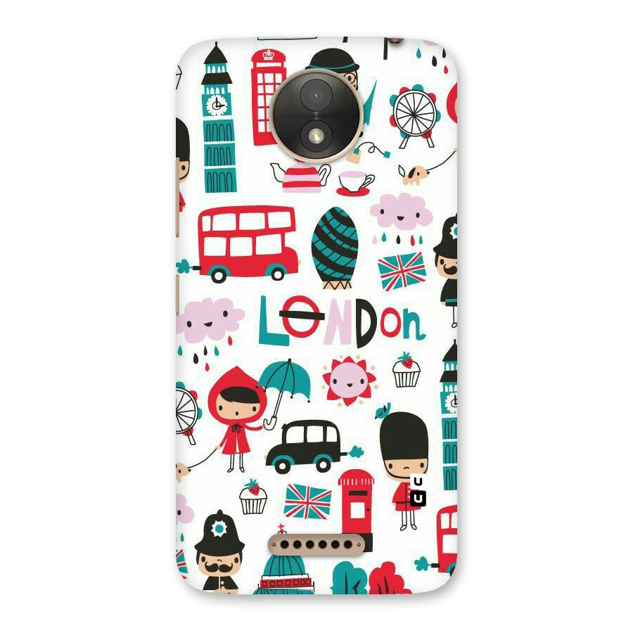 Double Decker Back Case for Moto C Plus