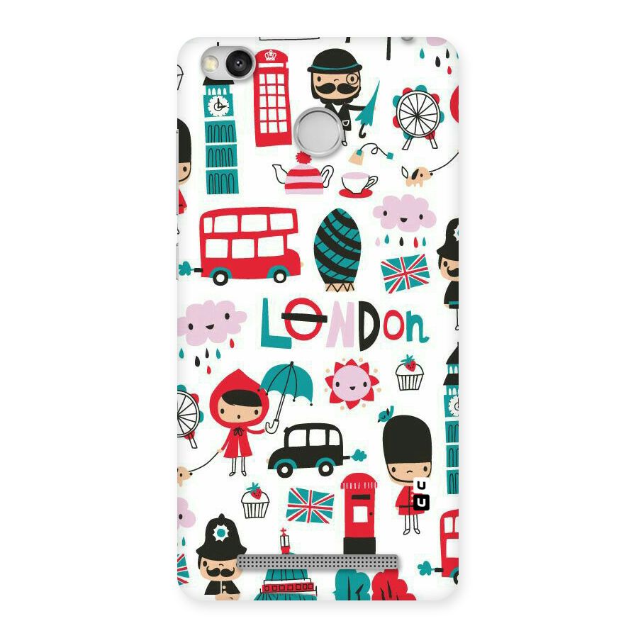 Double Decker Back Case for Redmi 3S Prime