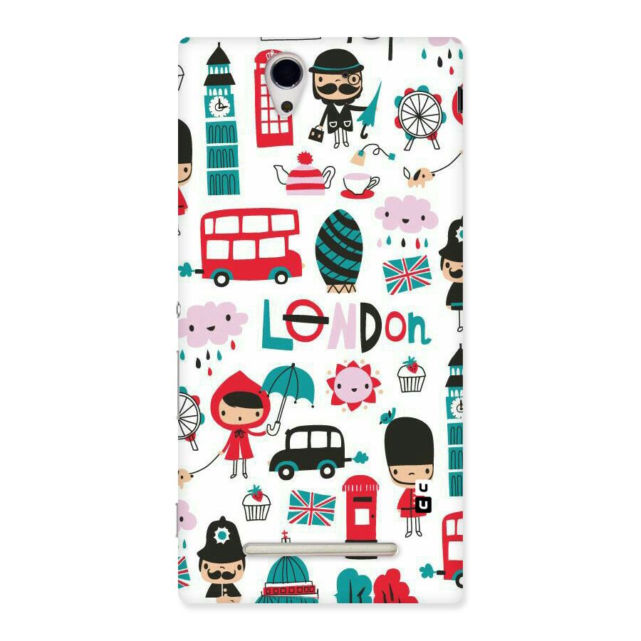 Double Decker Back Case for Sony Xperia C3