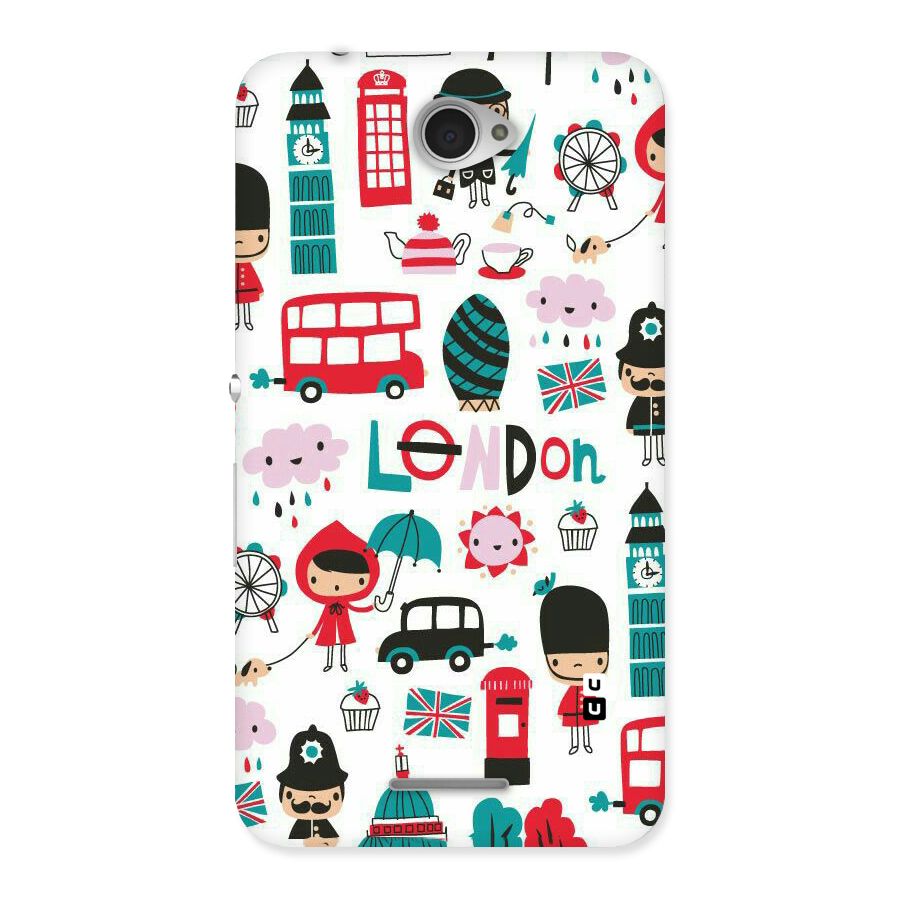 Double Decker Back Case for Sony Xperia E4