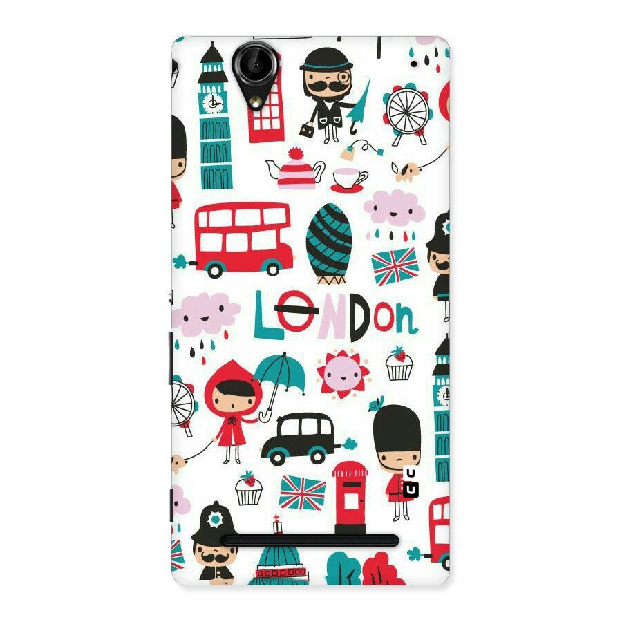 Double Decker Back Case for Sony Xperia T2