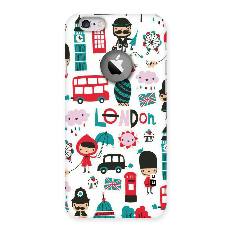 Double Decker Back Case for iPhone 6 Logo Cut