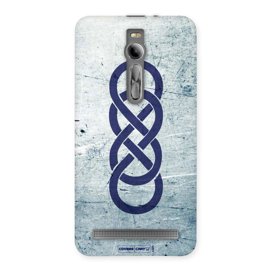 Double Infinity Rough Back Case for Asus Zenfone 2
