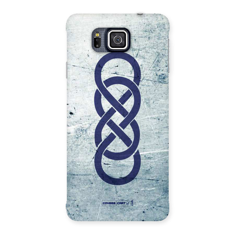 Double Infinity Rough Back Case for Galaxy Alpha