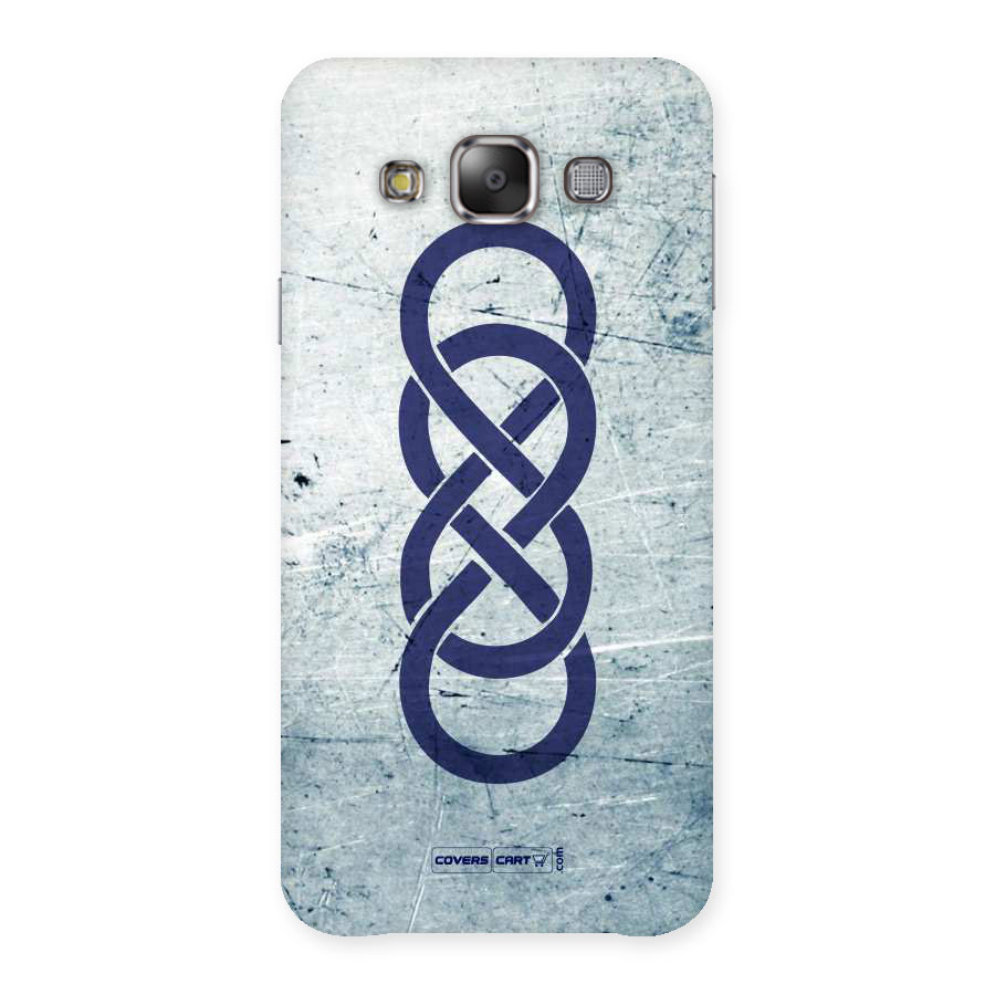 Double Infinity Rough Back Case for Galaxy E7